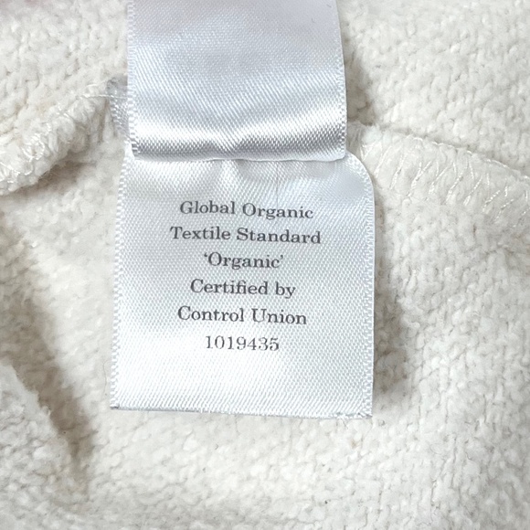 Everlane Half Zip Sweatshirt in Cream - Picture 9 of 9